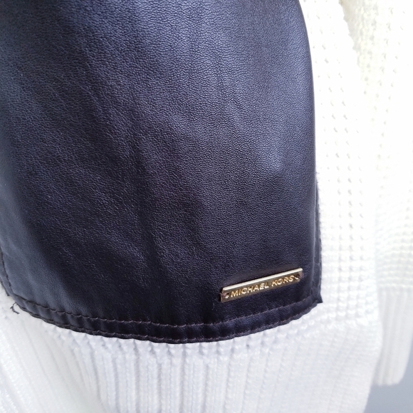 Michael Kors | Cowl Neck Sweater + Leather… - Picture 9 of 12